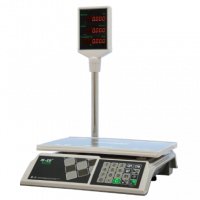 Весы торговые M-ER 326ACP-15.2 с АКБ (стойка) LED Slim