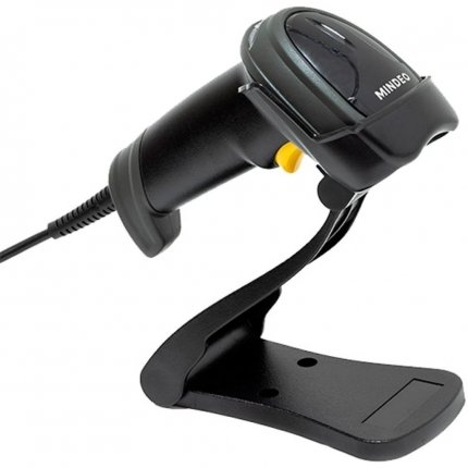 Проводной сканер штрих-кода Mindeo MD6600AT-HD с подставкой