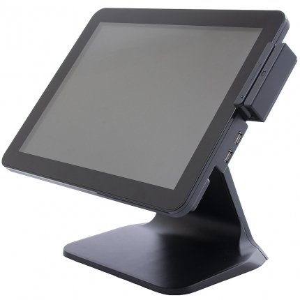 POS терминал-моноблок POScenter POS 100 (15", Resistive, J3455, RAM 4Gb, SSD 64 Gb, MSR) без ОС