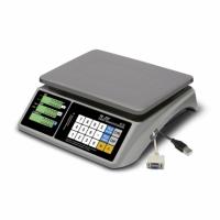 Весы торговые M-ER 328C-32.5 LСD без АКБ Touch-M/ RS232,USB