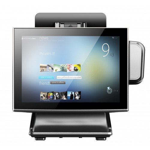POS терминал-моноблок Mitsu Titan (15",J1900 2.0GHz, RAM4Gb, SSD64Gb, MSR) WIN10