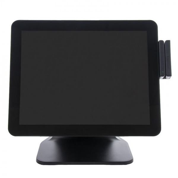 POS терминал-моноблок POScenter POS 100 (15", Resistive, J1900, RAM 4Gb, SSD 64 Gb, MSR) без ОС