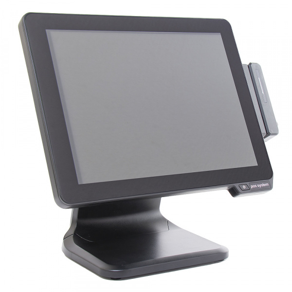 Сенсорный моноблок POSCenter POS200 (15", PCAP, J3455, RAM 4Gb, SSD 64Gb, MSR) без ОС