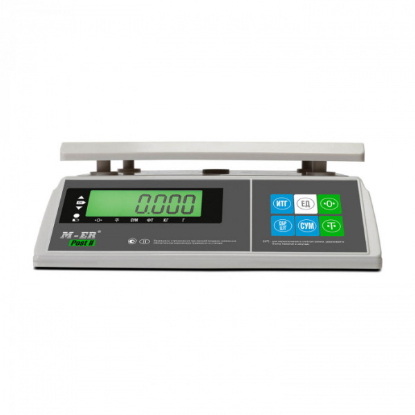 Весы порционные M-ER 326AFU -15.1 "POST II" LCD